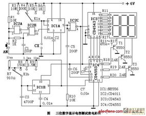 三位數(shù)字顯示電容測試表電路設(shè)計(jì)詳解